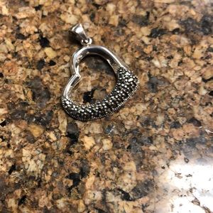 Sterling silver heart pendant